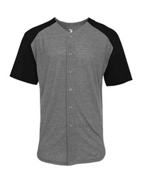 Men's Triblend Full Button T-Shirt