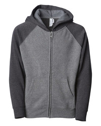 Toddler Lightweight Special Blend Raglan Zip Hood