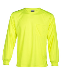 Unisex Microfiber Polyester Long Sleeve T-Shirt