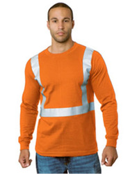 Men's USA-Made 50/50 Hi-Visibility Long Sleeve T-Shirt