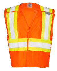 Unisex Contrasting Mesh Breakaway Vest