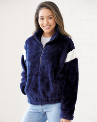 Women's Remy Fuzzy Fleece Quarter-Zip Pullover