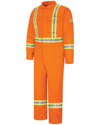 Men's Premium Coverall with CSA Compliant Reflective Trim - EXCEL FR® ComforTouch®.