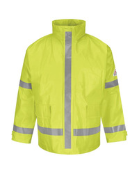 Men's Hi-Visibility Flame-Resistant Rain Jacket