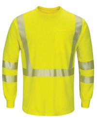 Men's Tall Hi-Visibility Lightweight Long Sleeve T-Shirt