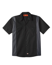 Men's Tall Industrial Colorblocked Short Sleeve Shirt