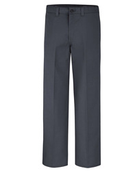 Men's Extended Sizes Flat Front Comfort Waist Pants