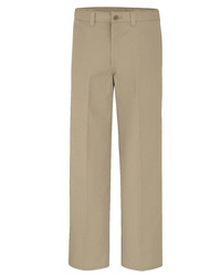 Men's Odd Sizes Industrial Flat Front Comfort Waist Pants