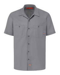 Men's Tall Industrial Short Sleeve Work Shirt