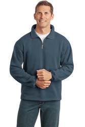 Sueded Finish 1/4 Zip Sweatshirt
