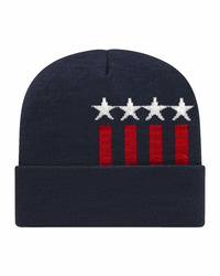 USA-Made Patriotic Cuffed Beanie