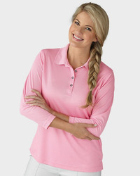 Women's Lady Palm Three-Quarter Sleeve Polo