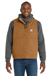 Sherpa Lined Mock Neck Vest