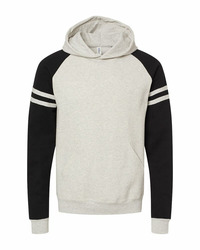Unisex Nublend® Varsity Colorblocked Raglan Hooded Sweatshirt