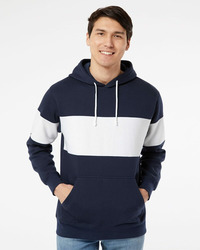 Unisex Classic Fleece Colorblocked Hooded Sweatshirt