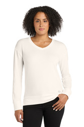 Ladies Luuma Flex Long Sleeve V Neck