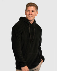 Men's Polar Fleece Hooded Pullover