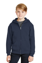 Youth NuBlend ® Full Zip Hooded Sweatshirt