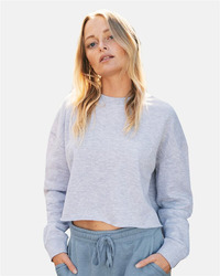 Women's Lightweight Crop Crewneck Sweatshirt