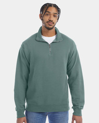 Unisex Garment-Dyed Quarter-Zip Sweatshirt
