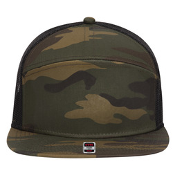 OTTO CAP "OTTO SNAP" 7 Panel Pro Style Mesh Back Trucker Snapback Hat