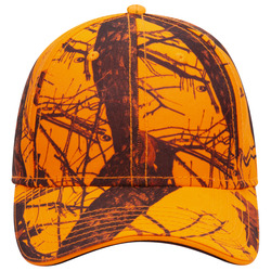 OTTO CAP Mossy Oak Camouflage Sandwich Visor 6 Panel Low Profile Baseball Cap