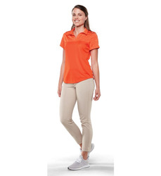 Ladies Shadow Tonal Heather Polo