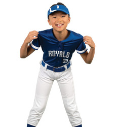 Girls Cutter+ Full Button Softball Jersey