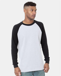 Men's USA-Made Heavyweight Waffle Knit Thermal Raglan T-Shirt