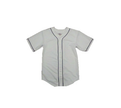Adult Walk Off Full Button Piped Pro-Weight Polyester Jersey