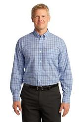 Port Authority®Crosshatch Plaid Easy Care Shirt. S641