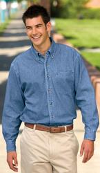Port Authority® - Tall Long Sleeve Denim Shirt. TLS600 