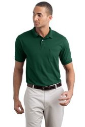 Hanes®- ComfortBlend EcoSmart® Jersey Knit Sport Shirt with Pocket. 0504