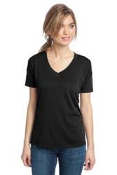 District Made™ - Ladies Modal Blend Relaxed V-Neck Tee. DM480 