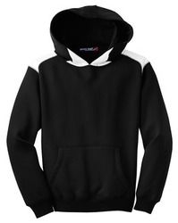 Sport-Tek® Youth Pullover Hooded Sweatshirt with Contrast Color