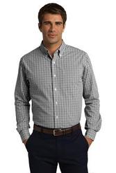 Long Sleeve Gingham Easy Care Shirt