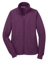 Ladies Slub Fleece Full-Zip Jacket