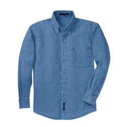 Unisex Port Authority® - Tall Long Sleeve Denim Shirt. TLS600 